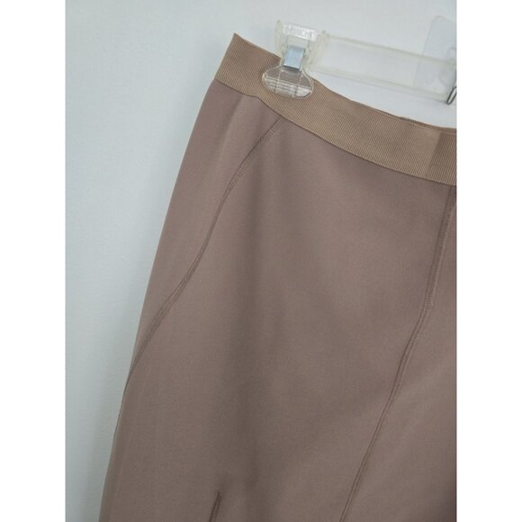 By Malene Birger Poison Tan Straight Stretchy Knee Length Pull On Pencil Skirt M - Picture 3 of 6